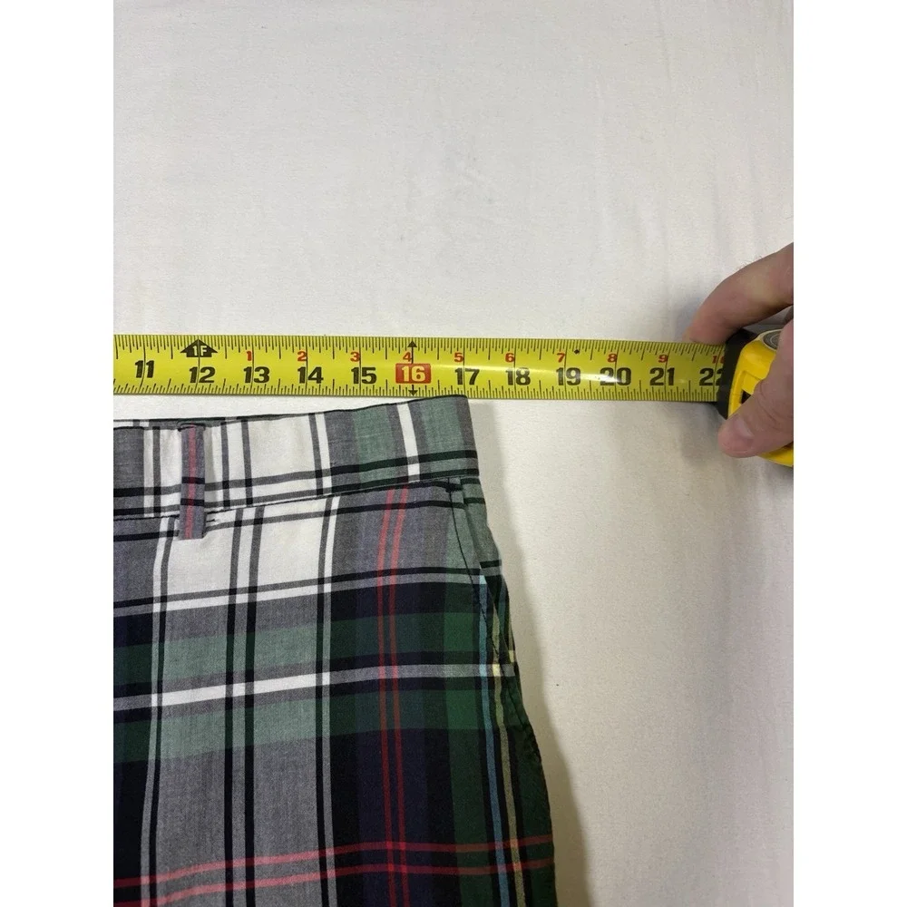 VTG 90s Polo Golf Ralph Lauren Plaid Shorts Mens 36 Links Fit Chino Tartan Crest